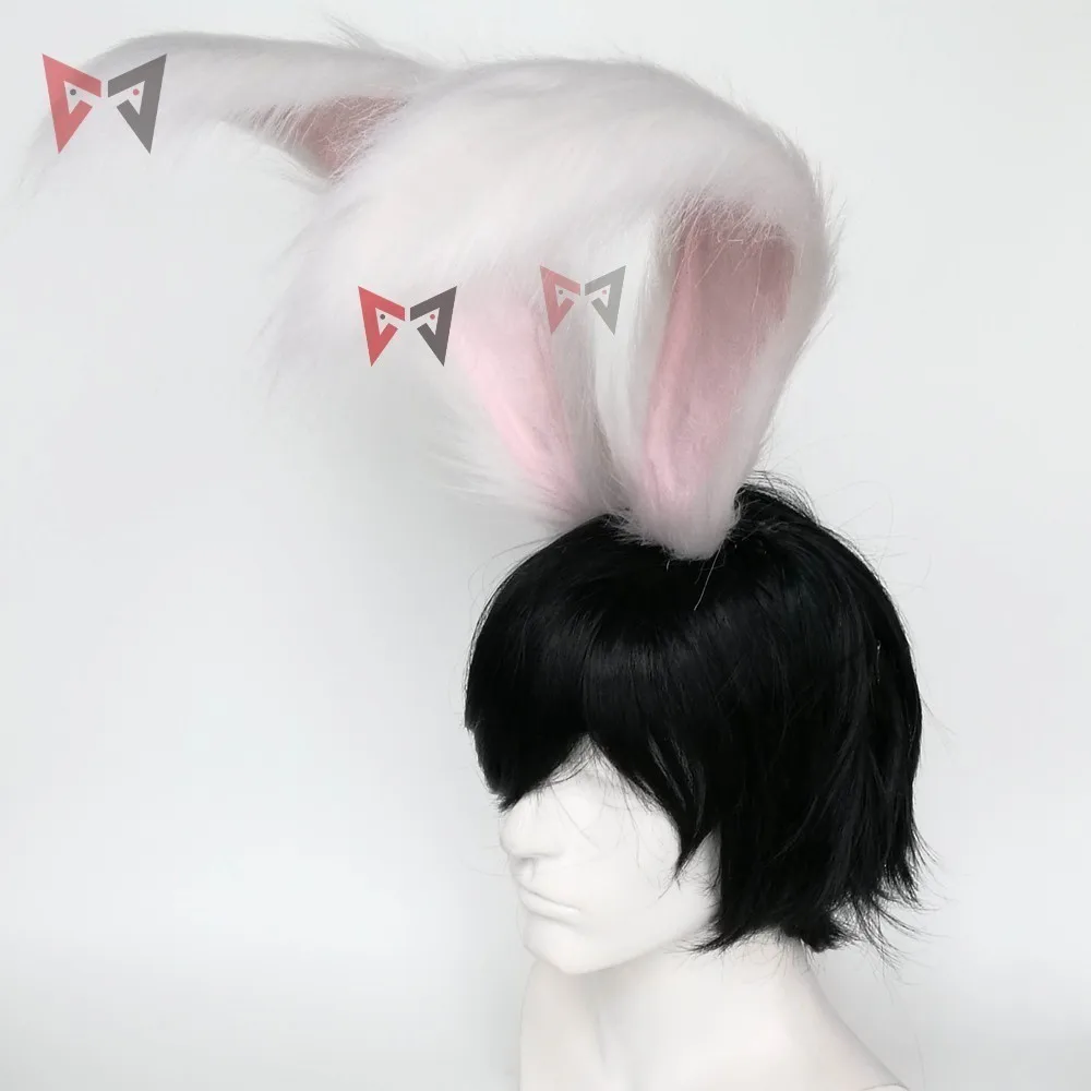 

New Rabbit Kingdom Cosplay Carnaval Gothic Lolita Costume Acessories Fox Bunny Ears Hair Hoop Headwear Tail Halloween Hand Work