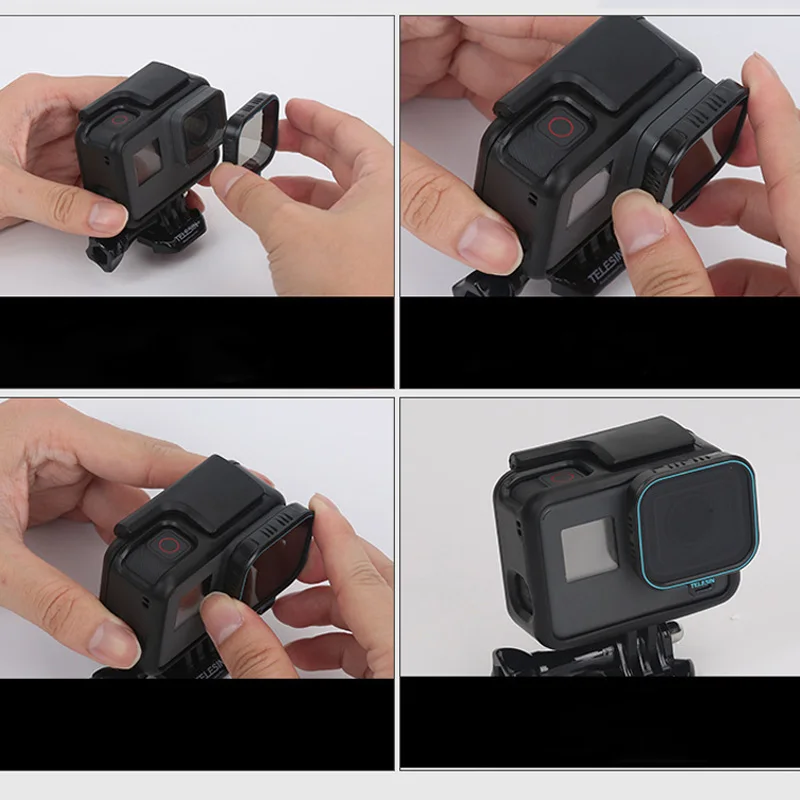 Поляризационный фильтр поляризационный CPL объектива + крышка для GoPro Hero 5 6 7