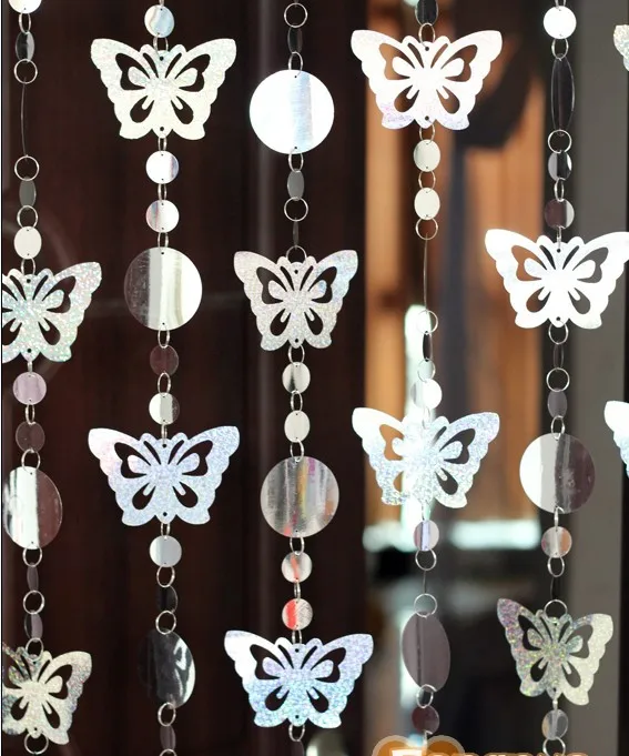 

FAWNUOS ПВХ шторы с блестками