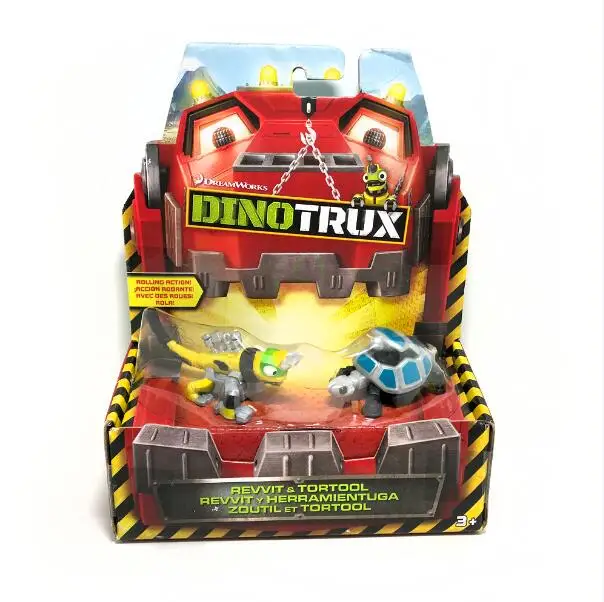 Dinotrux грузовик-динозавр съемный динозавр игрушечный автомобиль мини модели новые детские подарки игрушки динозавр модели мини детские игрушки - Цвет: 3