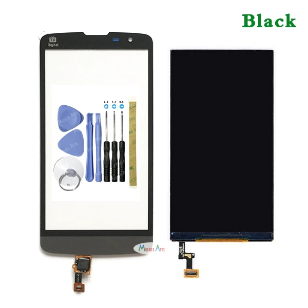 Высококачественный 5," для LG L Bello D331 D335 D337 ЖК-дисплей с сенсорным экраном дигитайзер Датчик - Цвет: LCD and Touch Black
