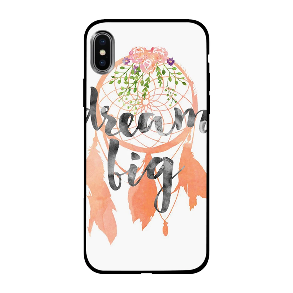 Красивый Ловец снов Мягкий ТПУ чехол для Apple iPhone 6 6S 7 8 Plus 5 5S SE X XS MAX XR силиконовые