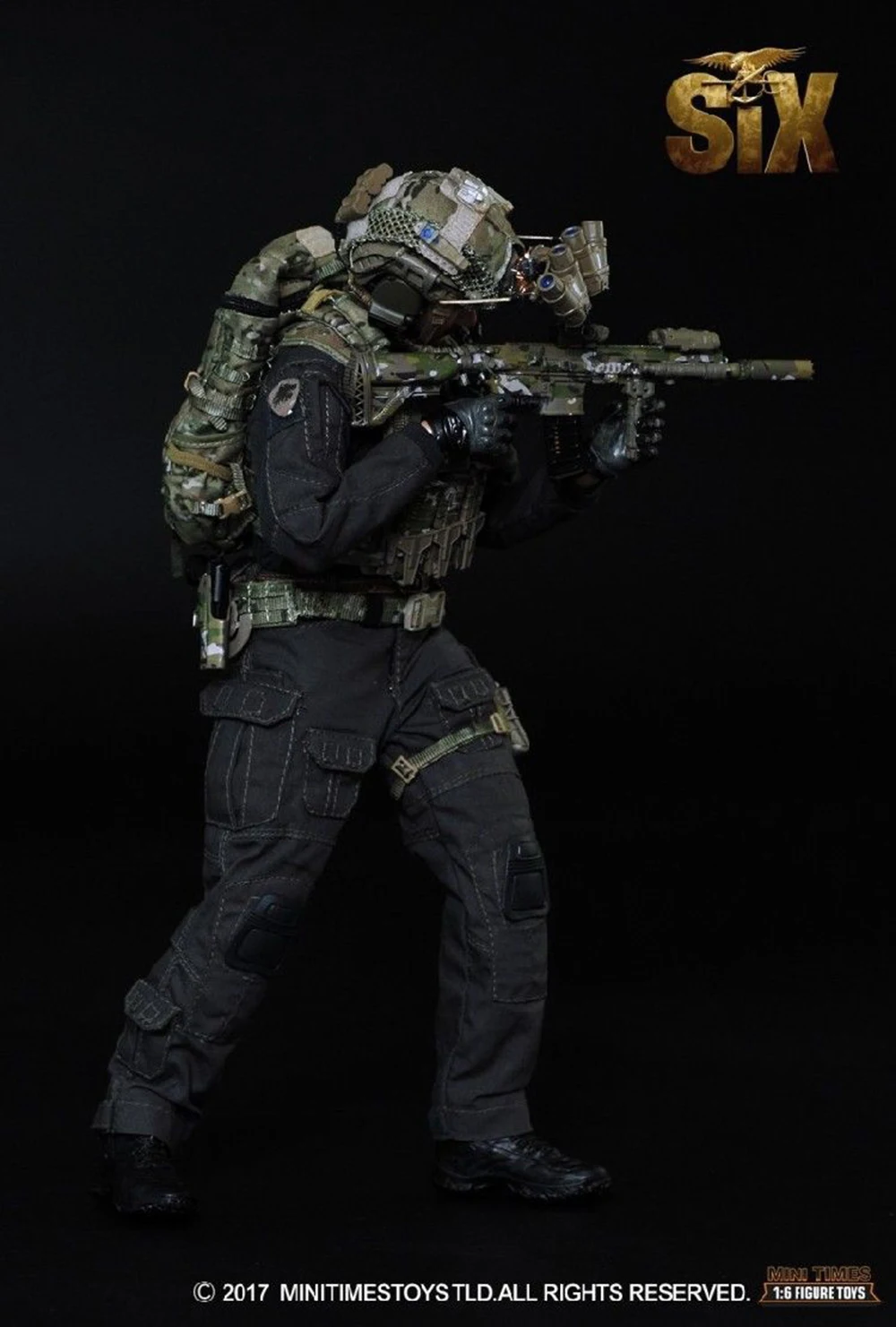 Коллекция игрушек Mini times, MT-M008 1/6, команда SEAL Team Six Solider, Мужская фигурка, полный набор