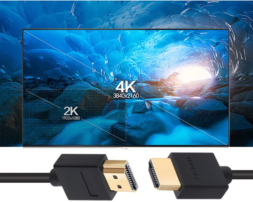 Высокоскоростной hdmi кабель 1 4 в 1080P Male3D HDMI адаптер для Apple tv xbox компьютера 0 5 м 6
