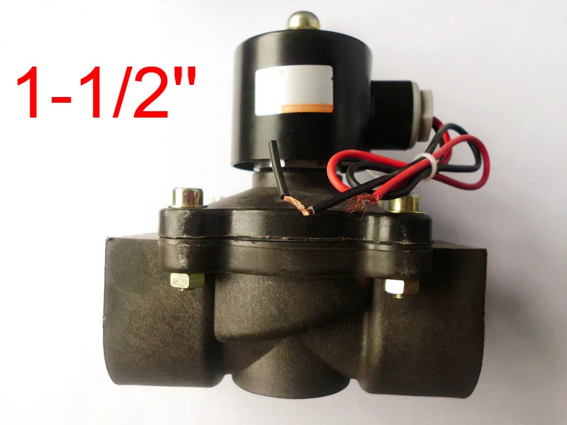 Новый 1 5 ''DN40 Электрический инженерный пластиковый соленоид кислота и щелочи