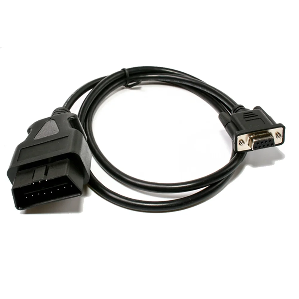 Новый 16-контактный удлинитель OBD 2 прямоугольный адаптер соединительный кабель