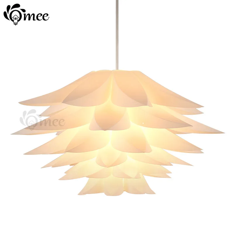 Светодиодная Подвесная лампа в форме лотоса из ПВХ 47/57 см|flower pendant light|led hanging lamppendant