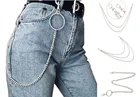 1 слой2 слоя3 слоя в стиле рок панк крючок для брюк и брюк поясная цепочка металлический кошелек Серебряная цепочка модные мужские ювелирные изделия Лидер продаж