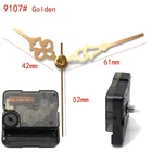 Часы настенные пластиковые с бесшумным механизмом, 9107 # Золотые стрелки принадлежность для часов, HS88