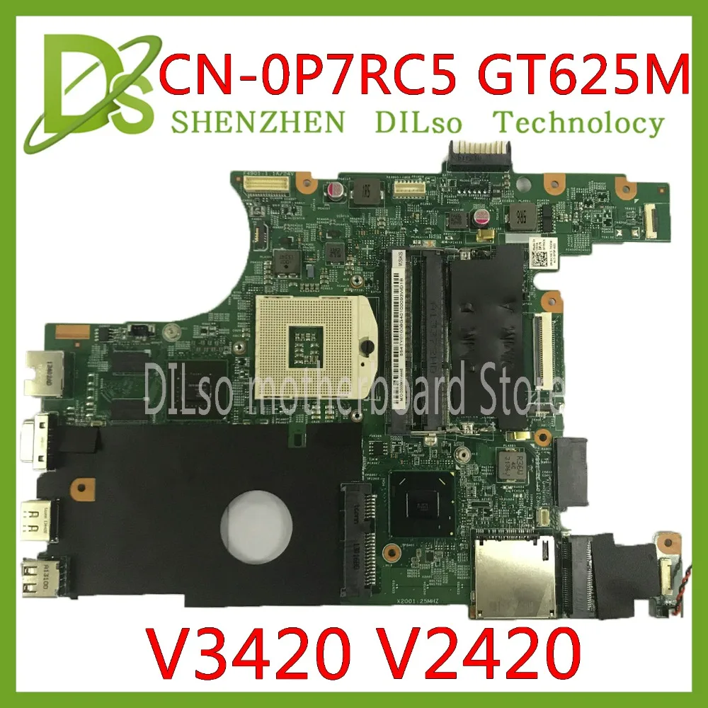 

KEFU CN-0P7RC5 для DELL V3420 3420 V2420 2420 CN-0P7RC5 0P7RC5 P7RC5 Оригинал GT625M DDR3 HM75 тестовая материнская плата Оригинал 100%