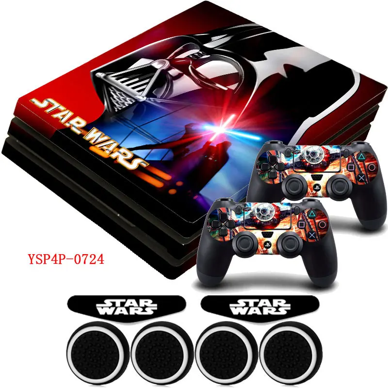 Звездные войны Дарт Вейдер PS4 Pro матовый винил Водонепроницаемый наклейка на