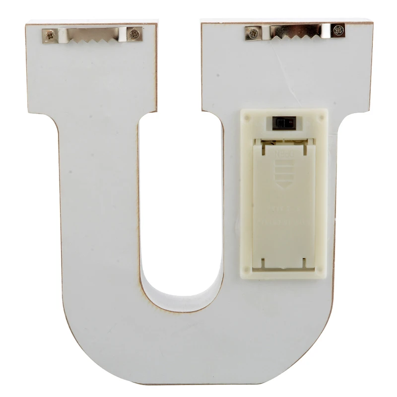 Светодиодный светильник с буквенным принтом s теплый белый светодиодный ночник