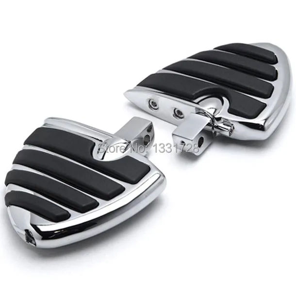 

Chrome Wing Foot Pegs Rests For Honda 750 Shadow Ace/Aero/Spirit/Phantom/RS 2000-2013 (Rear)