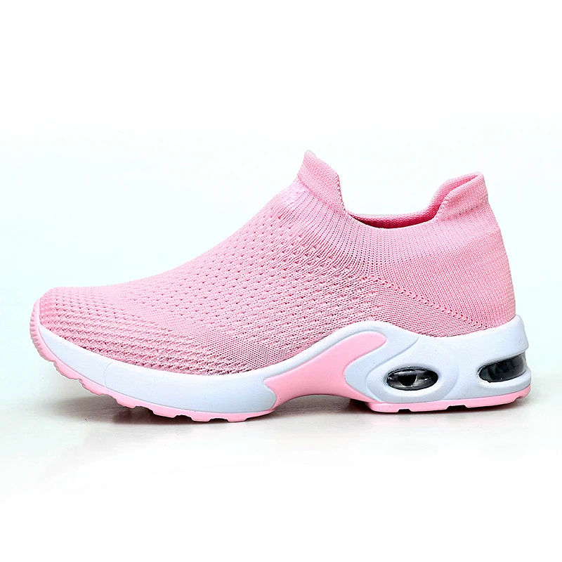 Женские летние кроссовки размера плюс 42 дышащие носки обувь для бега женщин