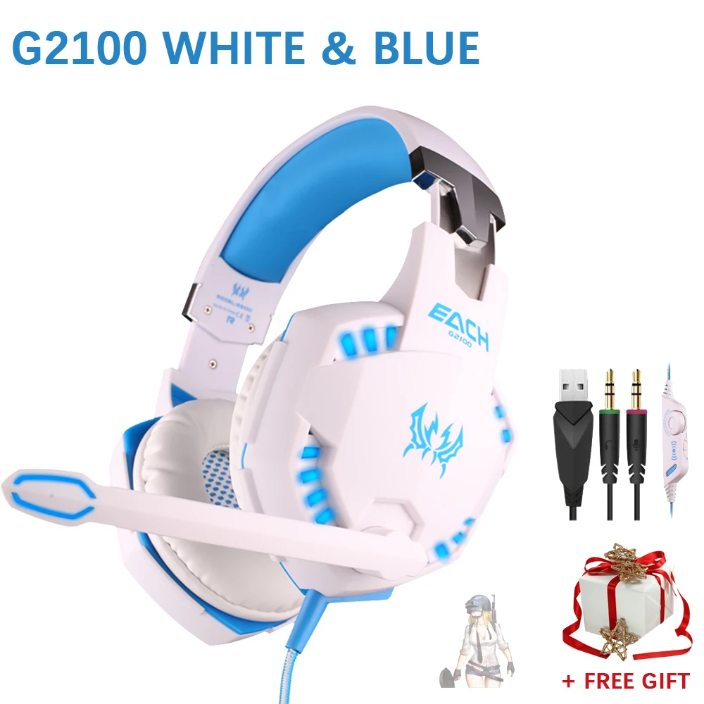 G2100 игровая стереогарнитура Для PS4 ПК Xbox один контроллер Шум отмена за наушники с