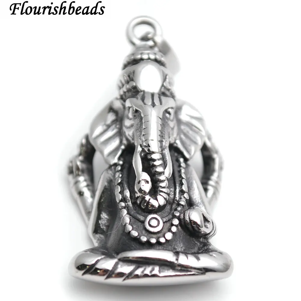 New Arrival Stainless Steel 20x40mm Skull Skeleton In A Hat Clown Metal Pendants Fashion Jewelry