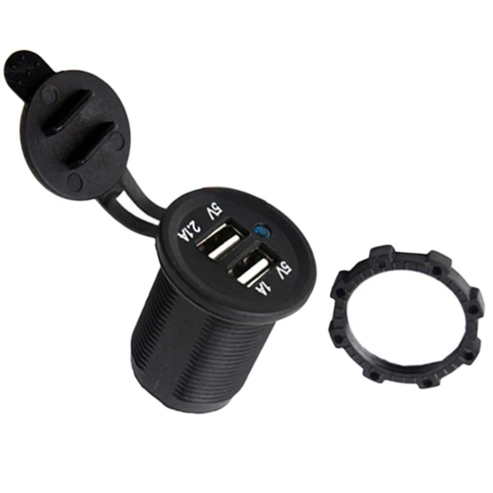 CHSKY 5V 3.1A Dual 2 USB Car Cigarettes Lighter Socket Splitter Charger Power Adapter Outlet for GPS iphone ipad Mobile Phone | Автомобили