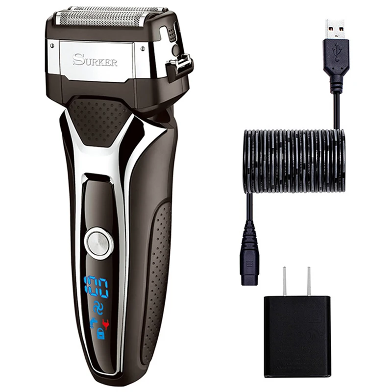 Surker Rscx-9008 Мужская Профессиональная с ЖК-цифровым дисплеем 3D плавающее лезвие