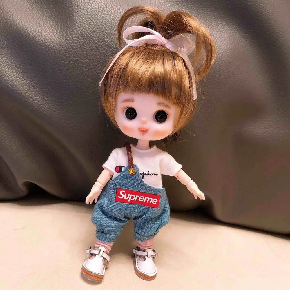 doll 2 OB11 кукла ручной работы, куклы на заказ, мини-кукла из полимерной глины - Цвет: doll 2