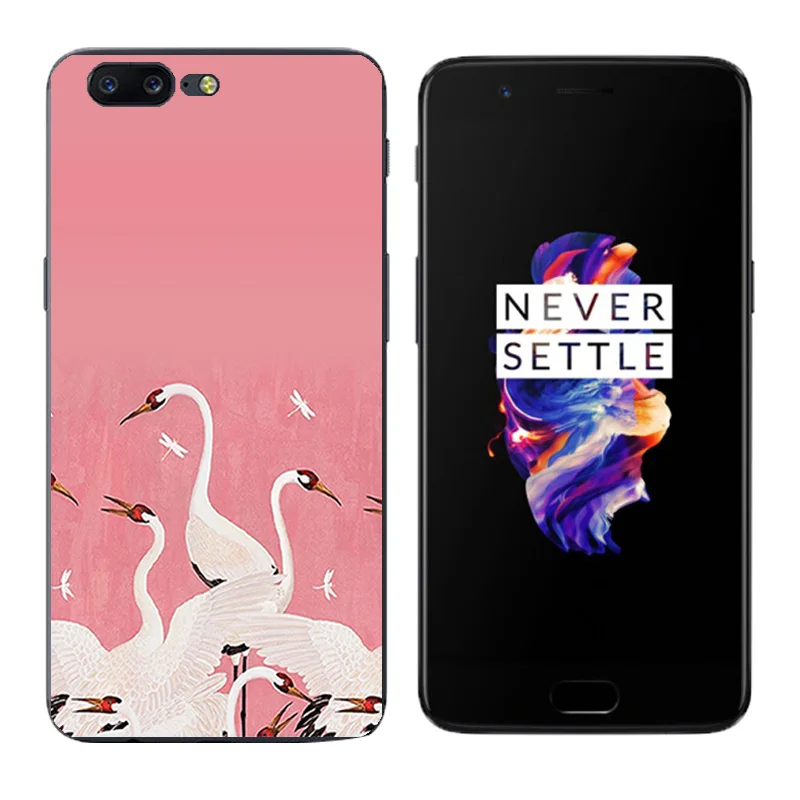 TPU Case for OnePlus 5 Five 1+5 BIG GUN Printing Back Phone Cover Silicon Protection Cases Shells |