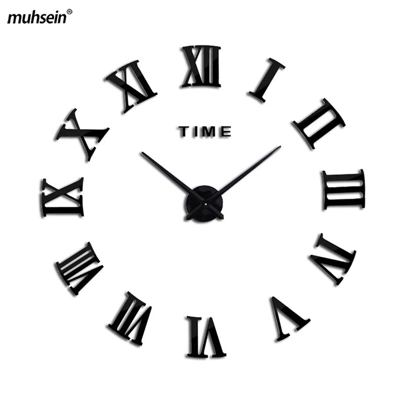 2020 muhsein настенные часы модные короткие кварцевые стильные большие украшение дома
