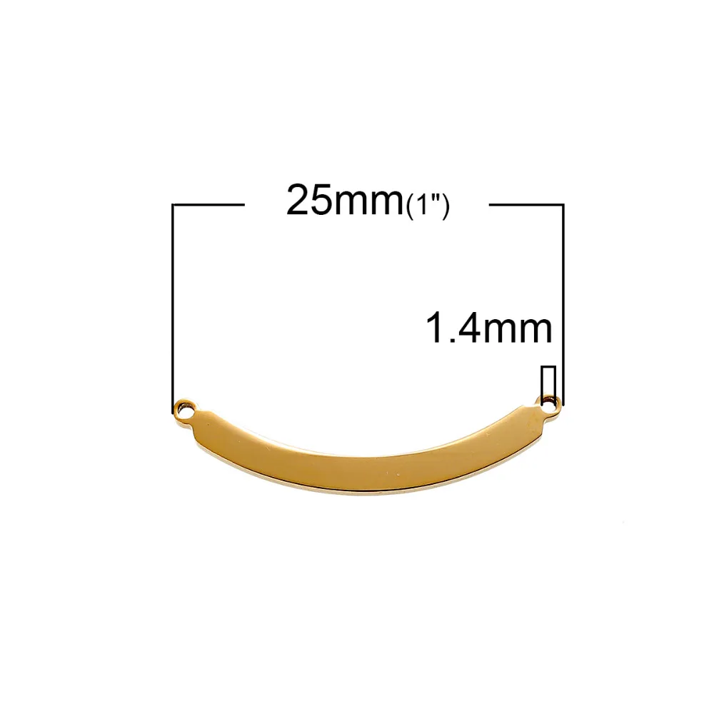 Дорин Box 304 Нержавеющая сталь Arc узор Подвески классический кулон унисекс для
