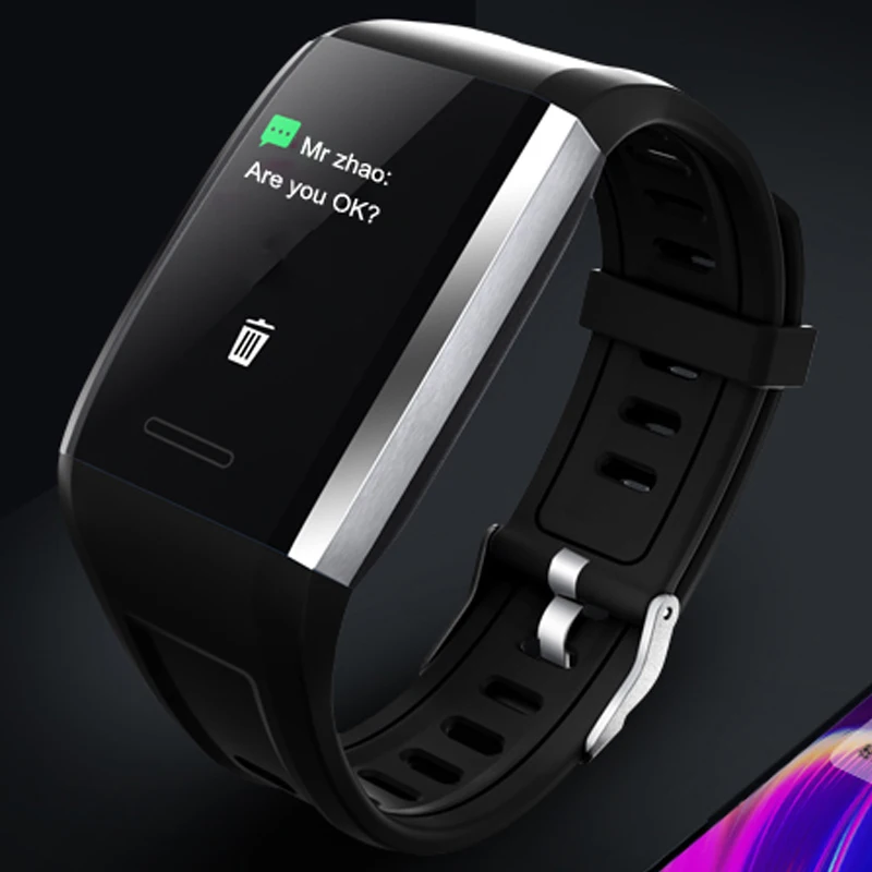 

Sports Smart Bracelet Dynamic Heart Rate Tracker 1.3" HD Touch Screen Smartwatch Men IP68 Deep Waterproof 30M Diving Smart Band