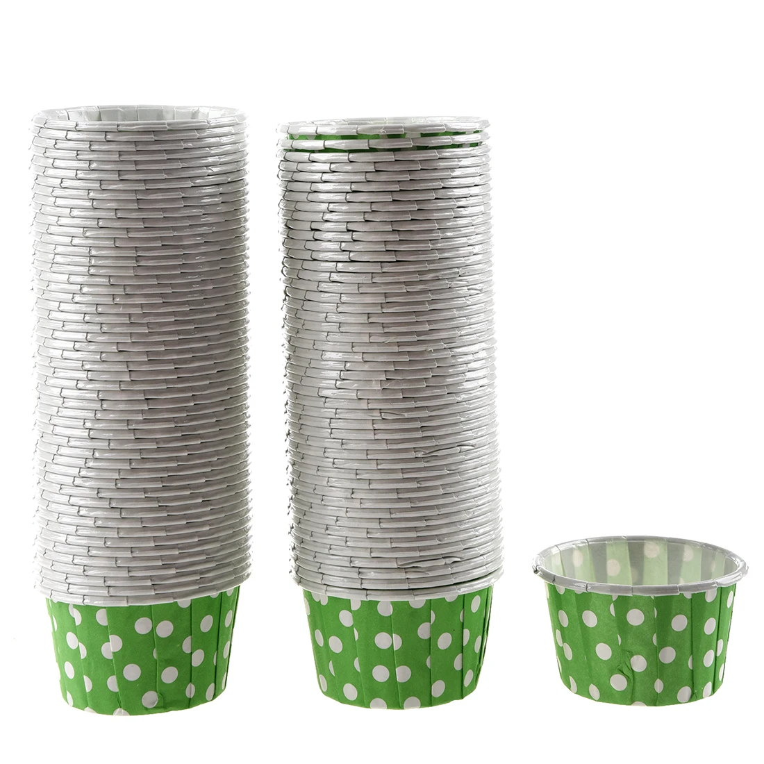 100 X обертка для кекса бумажный футляр торта чашки выпечки лайнер Маффин зеленый |