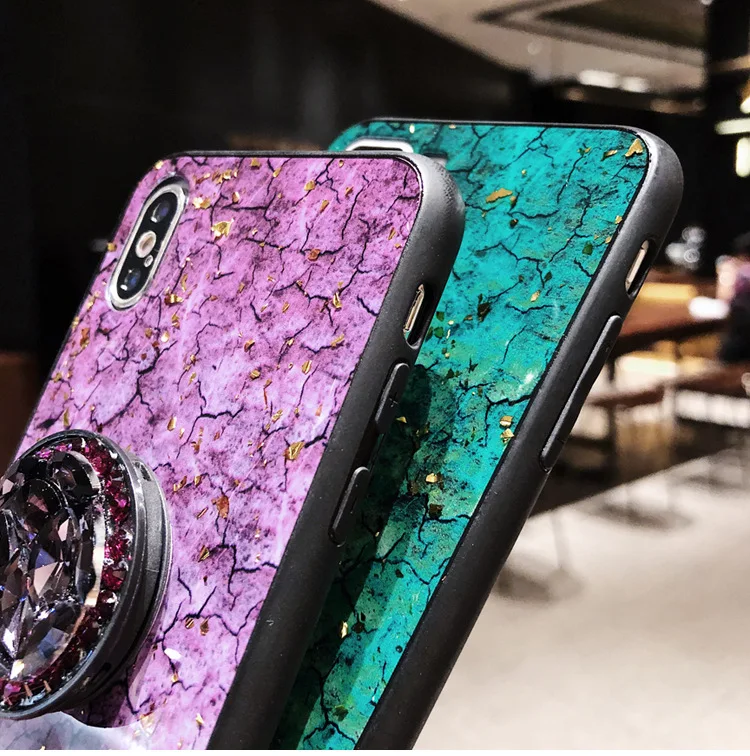 2018 Bling 3D Diamond ручной работы со стразами ТПУ + PC Бампер компактный чехол для HuaWei
