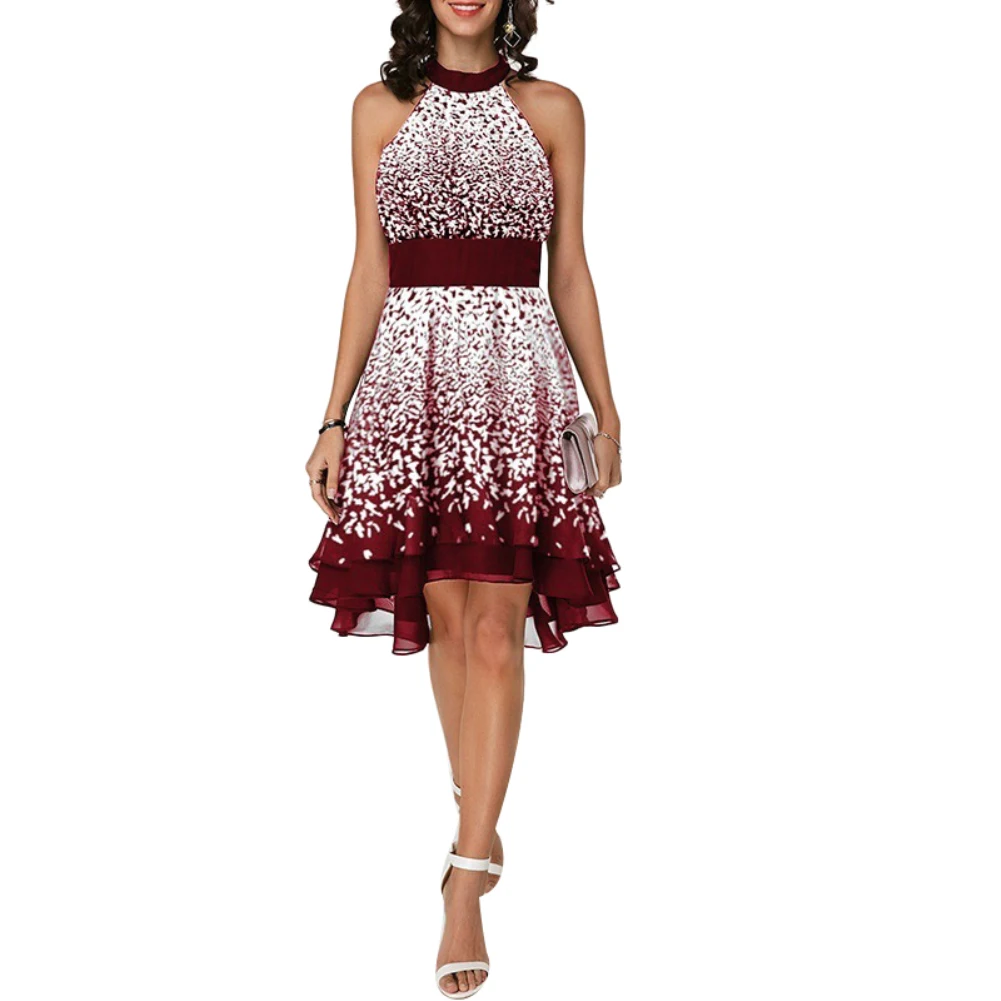 2019 плюс размер элегантные женские модные летние женский летний хальтер