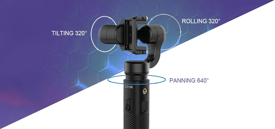 SJCAM ручной карданный SJ-GIMBAL 3 оси стабилизатор Bluetooth управление для SJ6 SJ7 SJ8 Pro/Plus/Air экшн-камера для Yi камеры