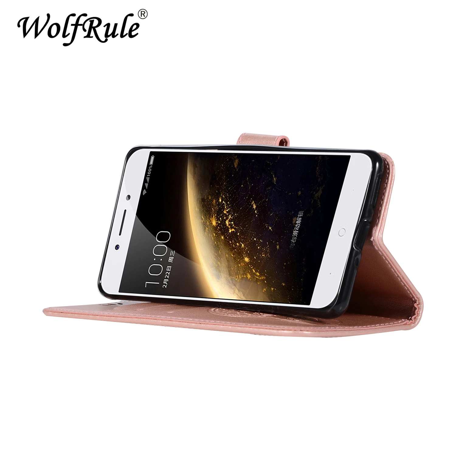 Чехол WolfRule для Nokia 5 кожаный чехол-книжка стильная сумка-кошелек телефона TA-1024 1027