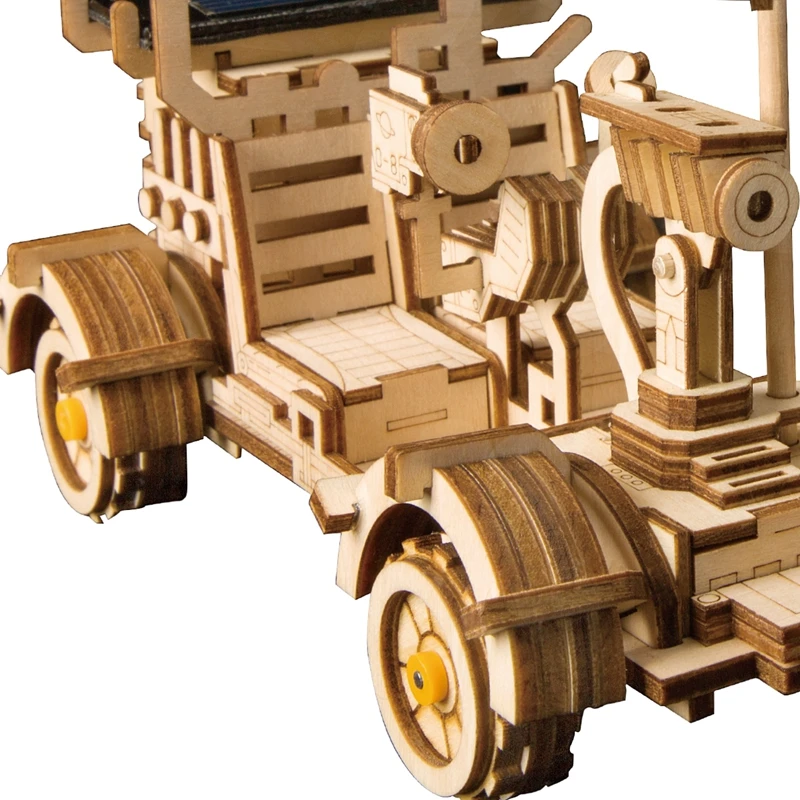 Robotime подвижные Луна Багги солнечной энергии игрушки 3D DIY лазерной резки