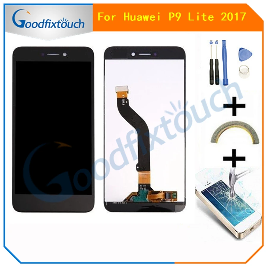 ЖК дисплей для Huawei P9 Lite 2017 с сенсорным экраном и дигитайзером в сборе Замена
