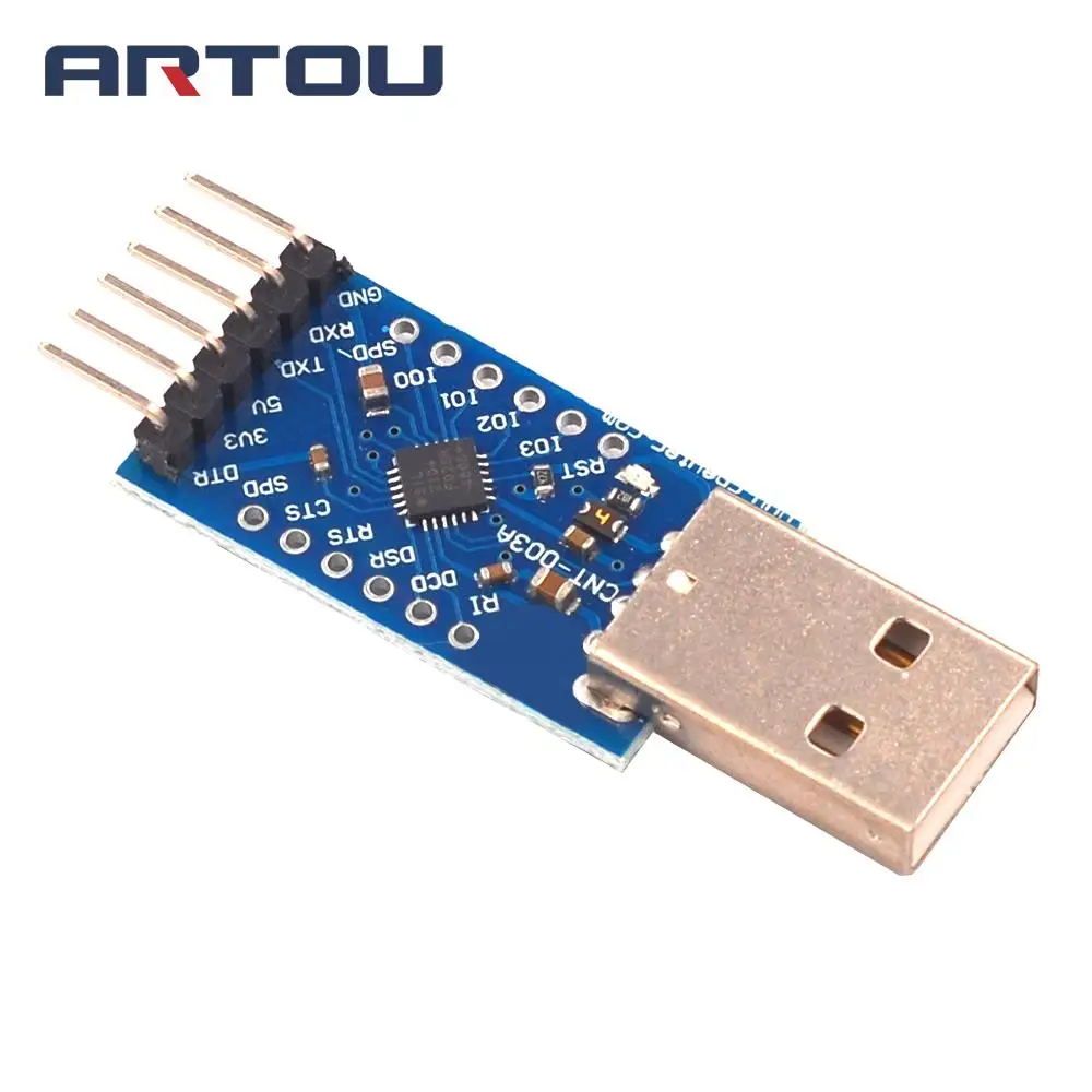 Последовательный преобразователь с USB 2 0 на TTL UART 6PIN модуль CP2104 STC PRGMR замена CP2102