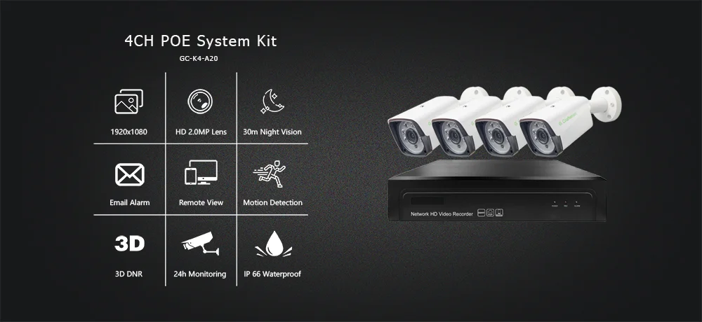 Super HD 4CH POE NVR Kit 5MP 4 шт. видеонаблюдение Беспроводной безопасности Камера s для дома H.265 CCTV Камера безопасности Системы комплект