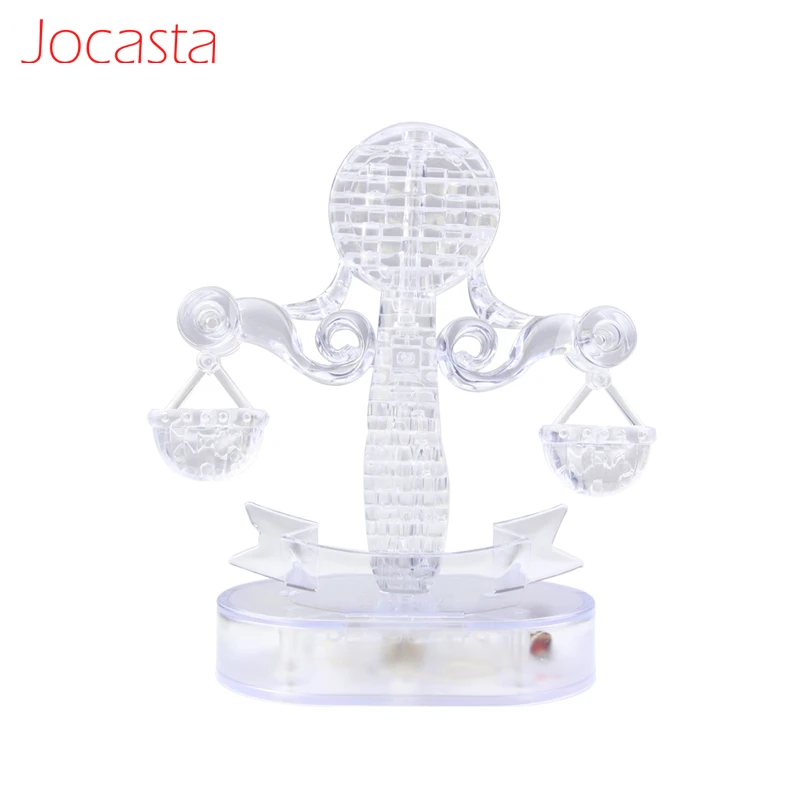 3D Кристальные строительные блоки пазл головоломка игрушка в сборе со