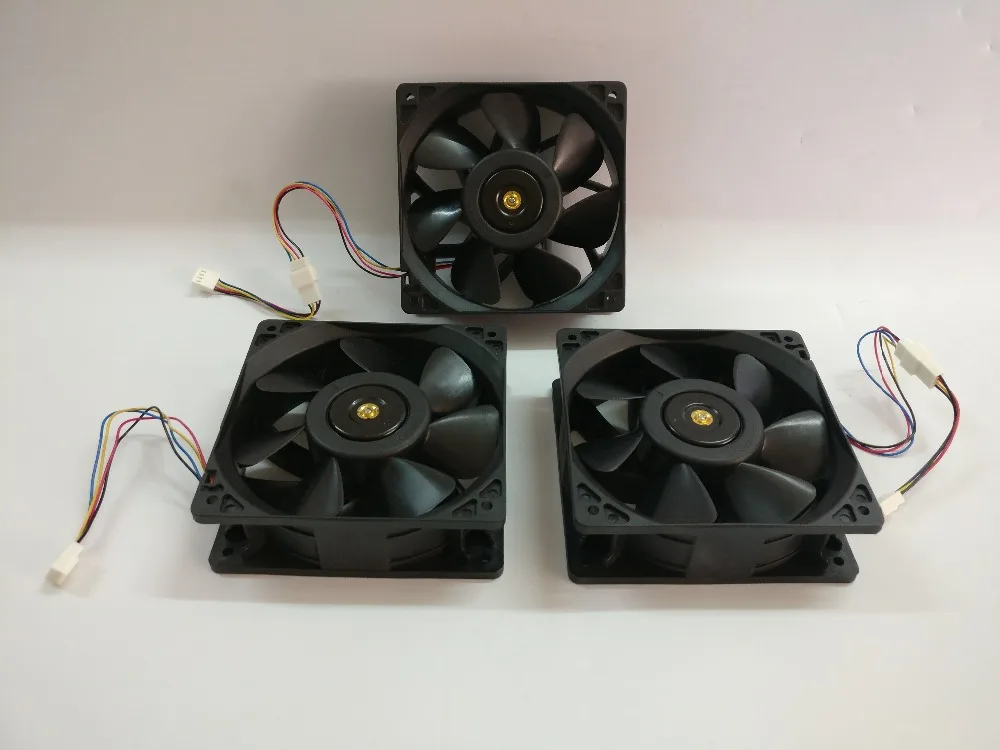 Вентилятор охлаждения для Bitmain Antminer S9 S9i S9j L3 + D3 X3 E3 Z9 Mini DR3 T9 WhatsMiner M3 M3X 6000 об/мин |