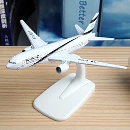 Israel Boeing 777 16 см El Al Israel Boeing 777 авиалиний модель самолета Harajuku Finsh A320 немецкий самолет Lufthansa A380 модель дыхательных путей 1:400 - Цвет: Israel Boeing 777