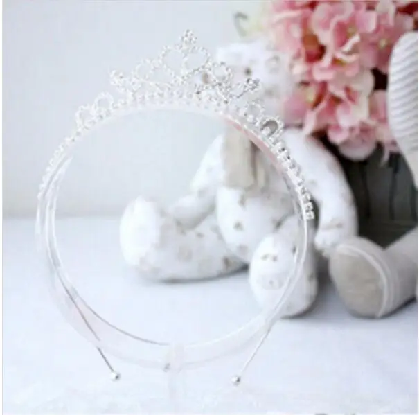 1 шт. девочки блеск принцесса корона повязка на голову кристалл тиара и короны