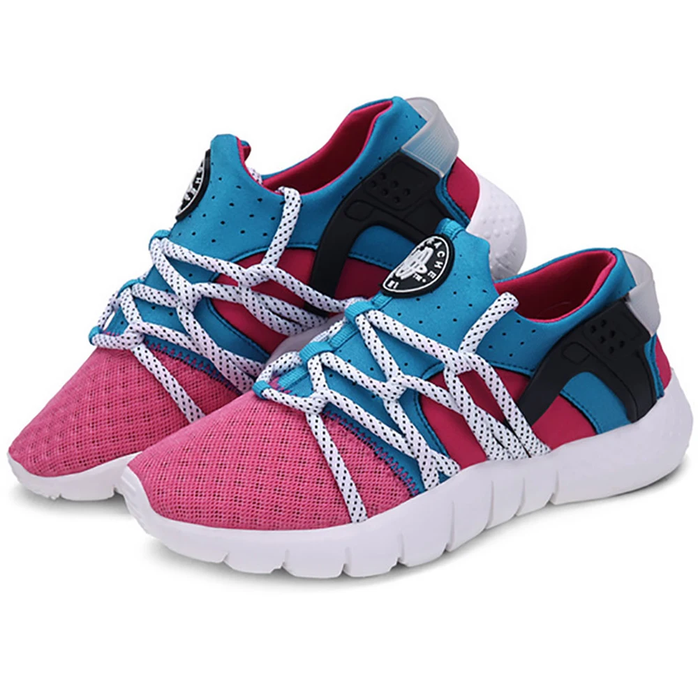 Дышащие Случайные Мокасины Обувь Женщины Скольжения на Перст Воздуха Сетки