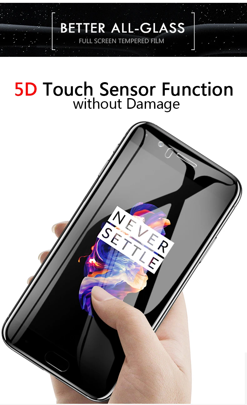 Oneplus 5 стекло oneplus 5 закаленное защитное стекло для экрана 1+ 5 MOFi oneplus 5 Защитная пленка полное покрытие 9H 2.5D черное op5 стекло