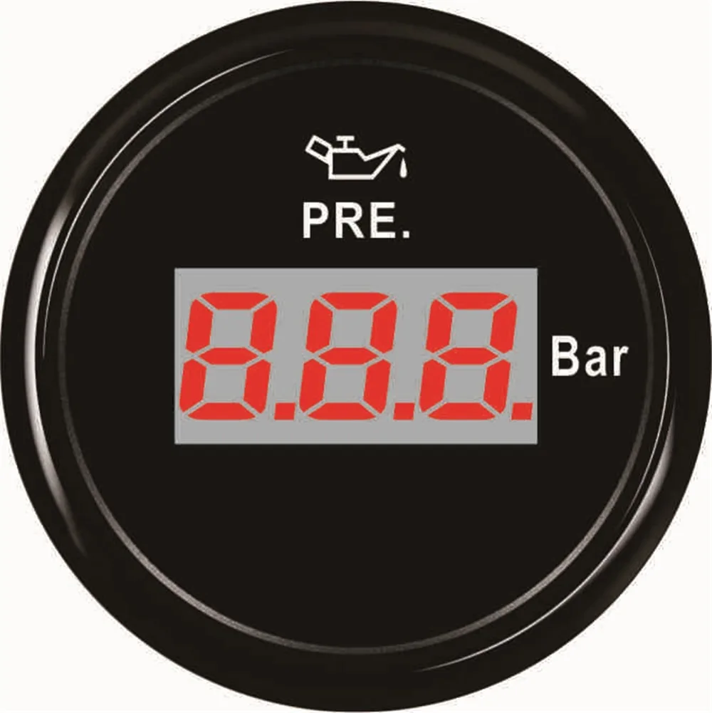 1 шт. цифровой манометр 52 мм 0 5 бар 10 бар|pressure meter|pressure gaugepressure digital |