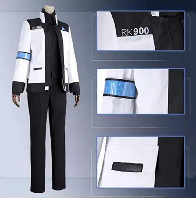 Костюм из Детройта: стать человеком Коннор 900 Cos RK900 Униформа костюм для косплея на