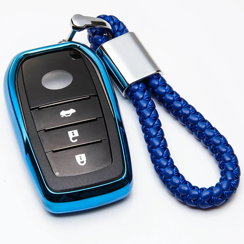 ТПУ чехол для ключа автомобиля Toyota chr c hr Land Cruiser 200 Avensis Auris Corolla Camry 2016 2017 2018 Highlander Riez