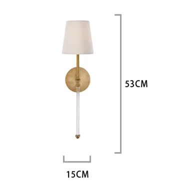 style F gold Американские традиционные тканевые абажуры E14 светодиодные Настенные светильники золото/черный светодиодные настенные бра фойе деко светодиодное освещение Lamparas светильники - Цвет абажура: style F gold