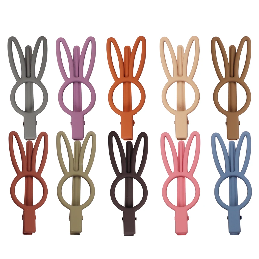 

IBOWS Hair Accessories Korean Cartoon Hair Clips for Girls Solid Alloy Hairgrips for Women Fashion Korea Hair Dress 2 Pcs/Lot