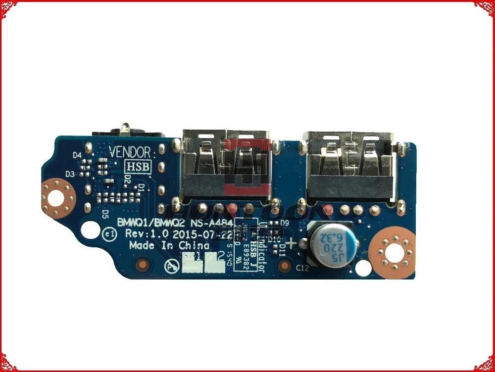 Оригинальный ноутбук USB плата NS A484 для Lenovo 300 14ISK 15ISK ноутбука BMMQ1/BMMQ2 полностью