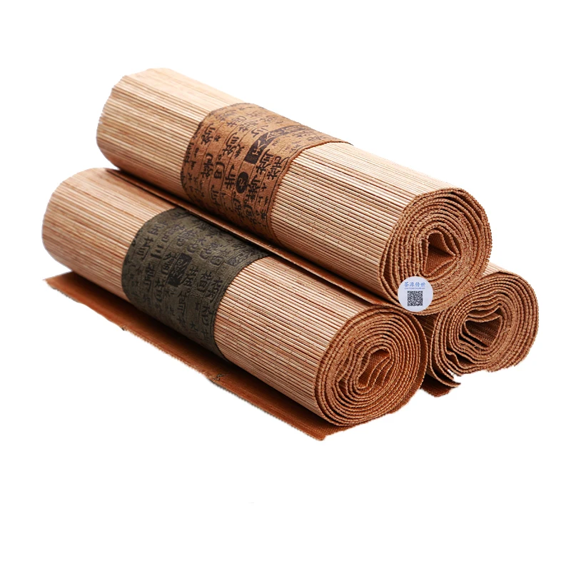 

Chayuanchuanshi Chinese Table Runner Retro National Style For Kung Fu Tea High-Quality Chinese Crafts Bamboo Mat Tea Ceremony
