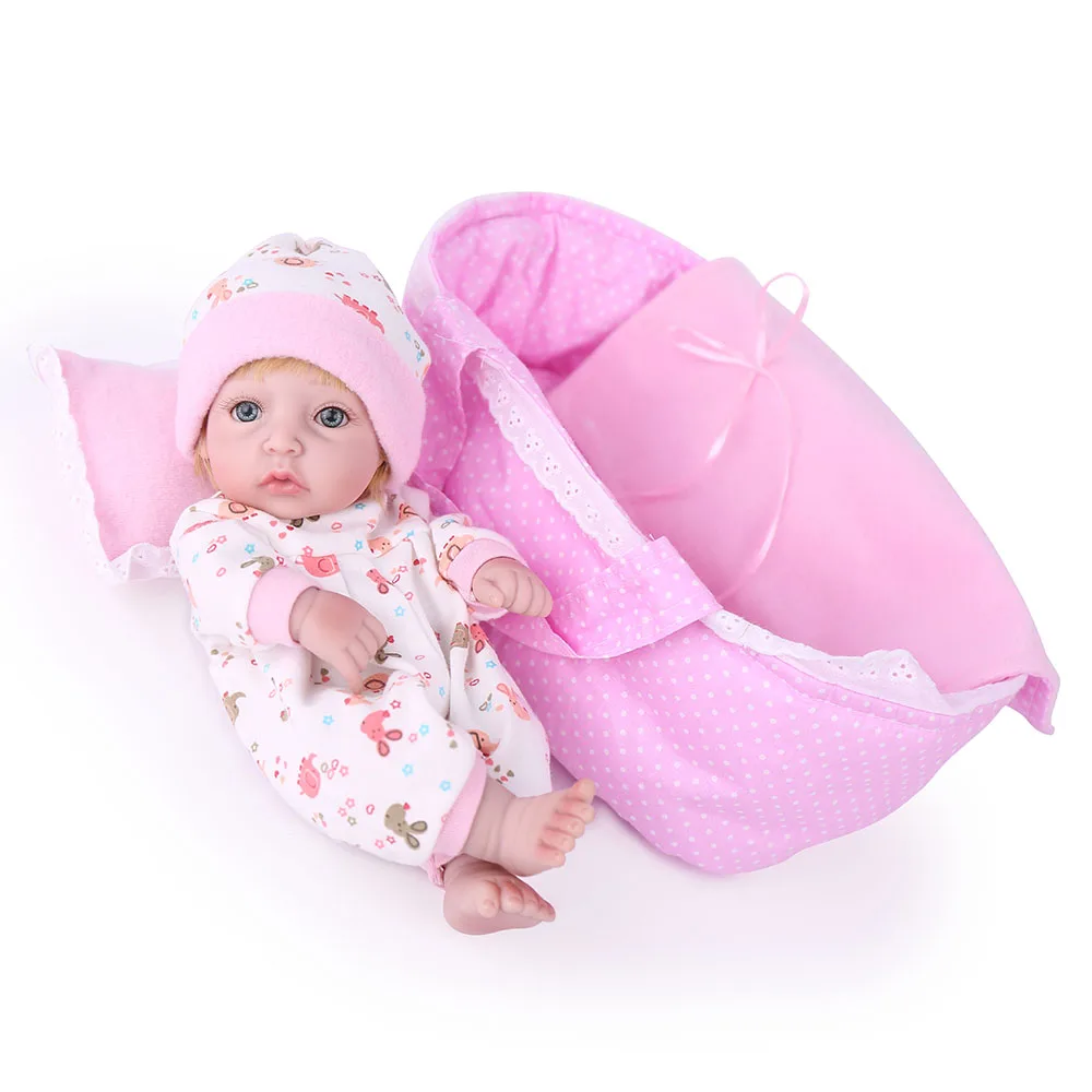 KAYDORA 10 дюймов 25 см Reborn Baby куклы Новорожденные мягкие игрушки девочка подарок все силиконовые куклы Reborn Littie дети